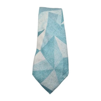 Reiss Retro Pattern Green Mens Silk Tie Classic Designer Necktie Formal BX5 Vint Vintage