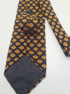 Vintage French Abstract Mens Silk Tie Classic Designer Necktie Formal BX2 Retro Wedding