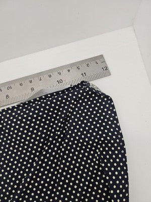 Red Herring Pocket Square Mens Blue Polka Dot Vtg Wedding Handkerchief Silk Formal Suit Vintage