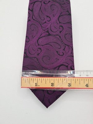 Savoy Tailors Purple Jacquard Mens Silk Tie Classic Designer Necktie BX1 Vintage Retro Wedding