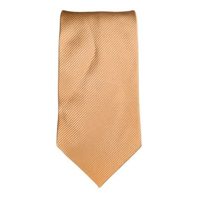 Baumler Gold Silk Tie Mens Vintage Retro Wedding Formal Designer Classic Necktie Business