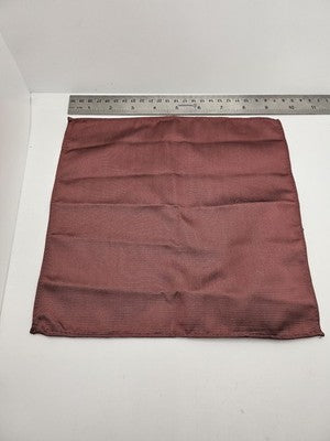 Mens Pocket Square Burton Vtg Retro Wedding Pre-Loved Vintage Poly 8''-10'' Silk Handkerchief