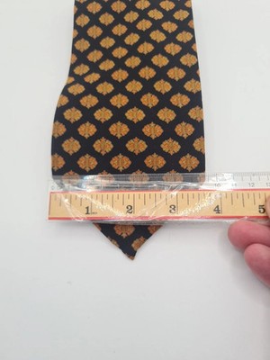 Vintage French Abstract Mens Silk Tie Classic Designer Necktie Formal BX2 Retro Wedding