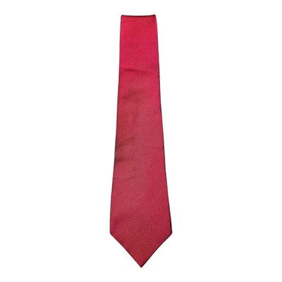 Jaeger All Red Silk Tie Mens Vintage Retro Wedding Formal Designer Classic Necktie Business