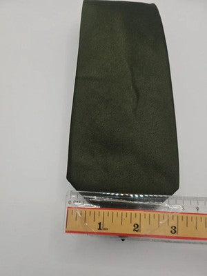 Green Hand Made 7 Piece Mens Silk Tie Wedding Formal Neck Tie BX16 Vintage Retro Designer
