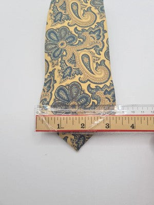 Harrods Paisley pattern Mens Silk Tie Classic Designer Necktie Formal BX9 Vintag Vintage Retro