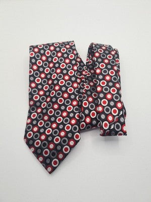 Ted Baker Spotty Black Mens Silk Tie Classic Designer Necktie Formal BX2 Vintage Retro Wedding