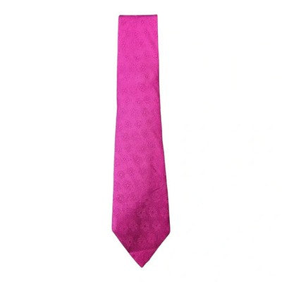TM Lewin Purple Daisy Silk Tie Mens Vintage Retro Wedding Formal Designer Classic Necktie