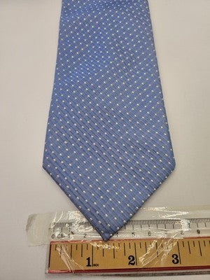 Dunhill Silk Tie Mens Blue White Polka Dot Spotted Vtg Wedding Neck Tie Vintage Retro Formal