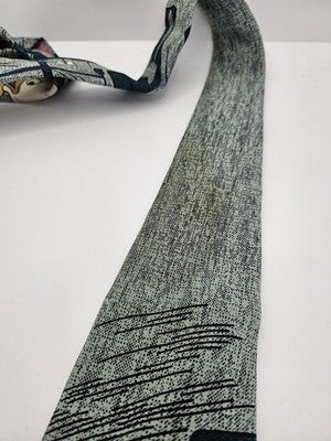 Disney Tie Rack Silk Tie Mens Green Donald Duck Nephews Vtg Novelty Clearance Vintage Retro