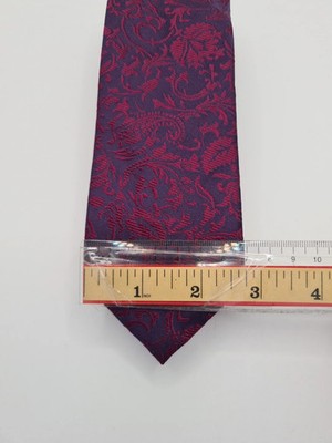 Charles Tyrwhitt Purple Floral Wedding Mens Silk Tie Classic Formal Necktie BX14 Vintage Retro