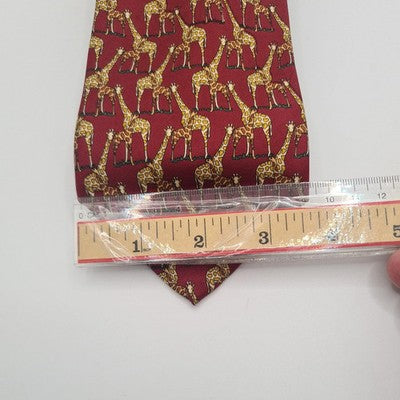 John Comfort Giraffe Mens Silk Tie Classic Designer Necktie Formal Business BX8 Vintage Retro