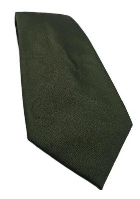 Green Hand Made 7 Piece Mens Silk Tie Wedding Formal Neck Tie BX16 Vintage Retro Designer