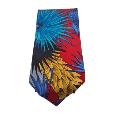Novelty Paradise flower pattern Mens Silk Tie Classic Designer Necktie BX10 Vint Vintage Retro