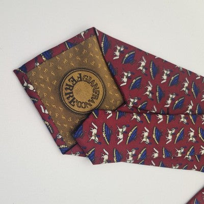 Circus Horse pattern Mens Silk Tie Classic Designer Necktie Formal Business BX2 Vintage Retro