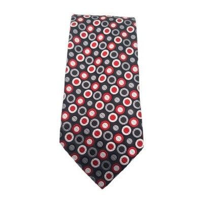 Ted Baker Spotty Black Mens Silk Tie Classic Designer Necktie Formal BX2 Vintage Retro Wedding