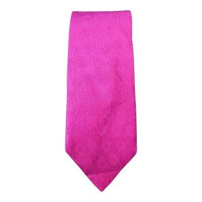 TM Lewin Purple Daisy Silk Tie Mens Vintage Retro Wedding Formal Designer Classic Necktie