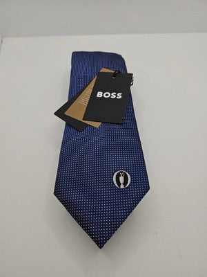 Hugo Boss Rare The Open 147TH Carnoustie NWT Mens Silk Tie Neck Tie BX17 Vintage Retro Wedding