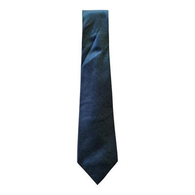 Austin Reed Blue and Green Two Tone Silk Tie Mens Vintage Retro Wedding Formal Designer Classic