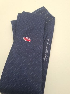 Fumangalli Blue Spotty Mens Silk Tie Classic Designer Necktie Formal BX1 Vintage Retro Wedding