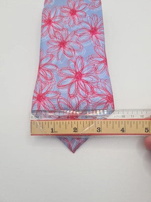 Italian Blue Flower Pattern Mens Silk Tie Classic Designer Necktie Formal BX9 Vi Vintage Retro