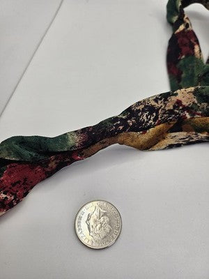 Ermenegildo Zegna Silk Tie Mens Multicoloured Abstract Floral Vtg Clearance Vintage Retro