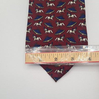 Circus Horse pattern Mens Silk Tie Classic Designer Necktie Formal Business BX2 Vintage Retro