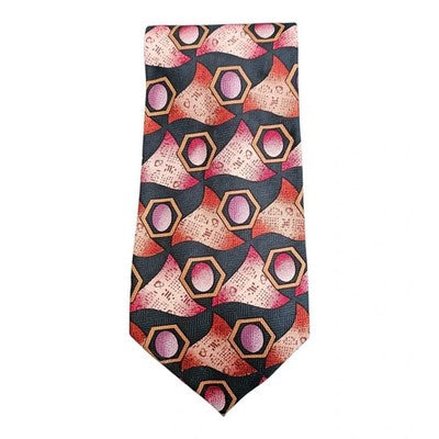 Jonathan Parkin Green Abstract Funky Silk Tie Mens Vintage Retro Wedding Formal Designer