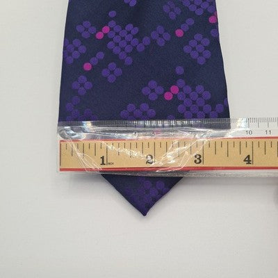 John Lewis Purple Mens Silk Tie Classic Designer Necktie Formal Business BX1 Vintage Retro