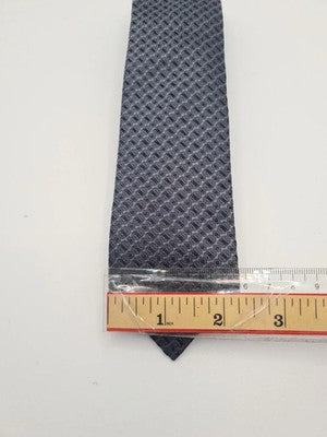 Hugo Boss Slim Grey Pattern Mens Silk Tie Classic Designer Necktie BX11 Vintage Retro Wedding