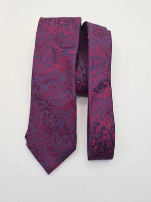 Charles Tyrwhitt Purple Floral Wedding Mens Silk Tie Classic Formal Necktie BX14 Vintage Retro