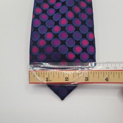 John Lewis Spotted Mens Silk Tie Classic Designer Necktie Formal Business BX1 Vintage Retro