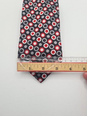 Ted Baker Spotty Black Mens Silk Tie Classic Designer Necktie Formal BX2 Vintage Retro Wedding