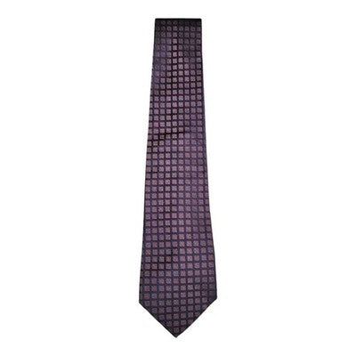 Erre Enne Como Purple Geometric Silk Tie Mens Vintage Retro Wedding Formal Designer Classic