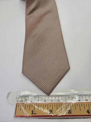 Charles Tyrwhitt Silk Tie Mens Beige Textured Woven Vtg Wedding Neck Tie Vintage Retro Formal