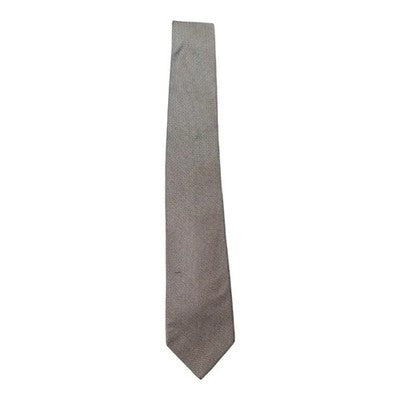 Hugo Boss Black and White Slim Check Silk Tie Mens Vintage Retro Wedding Formal Designer