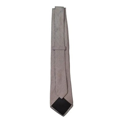 Hugo Boss Black and White Slim Check Silk Tie Mens Vintage Retro Wedding Formal Designer