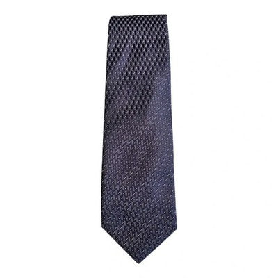 Next Navy Flecked Slim Silk Tie Mens Vintage Retro Wedding Formal Designer Classic Necktie