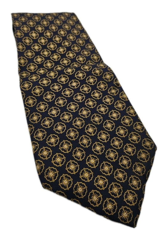 Liberty Vintage Blue Flower Pattern Mens Silk Tie Wedding Formal Neck Tie BX13