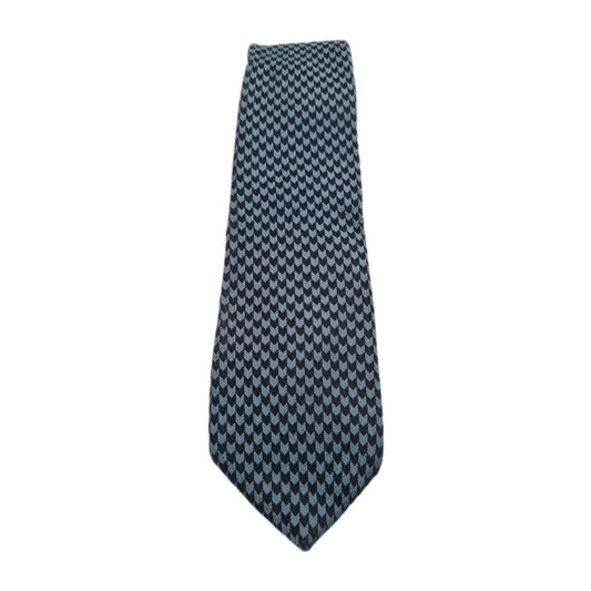 Hugo Boss Skinny Thin Green Pattern Silk Tie | Designer Mens Tie UK  BX10