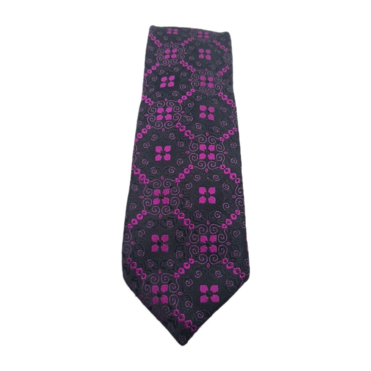 William Hunt Purple Pattern Mens Silk Tie Classic Designer Necktie Formal Vintage Mens Tie UK BX6