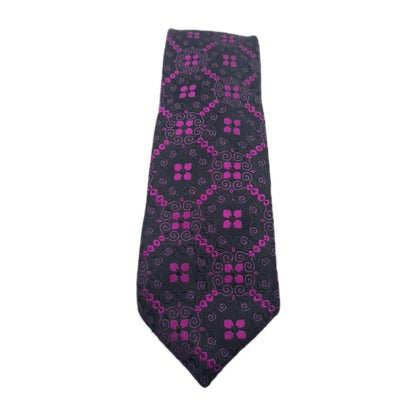 William Hunt Purple Pattern Mens Silk Tie Classic Designer Necktie Formal Vintage Mens Tie UK BX6