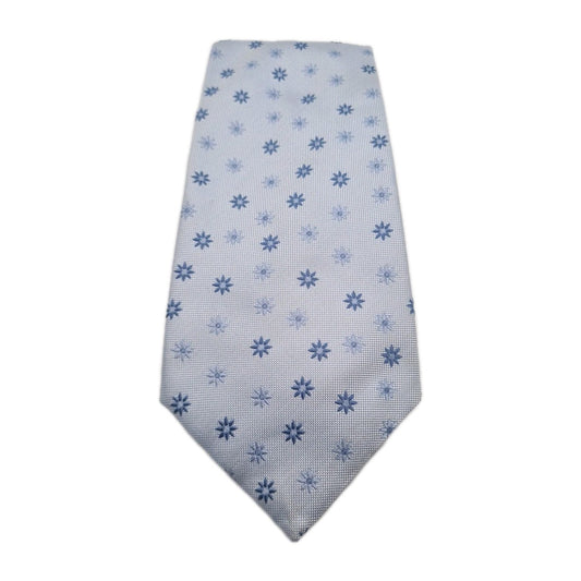 Thomas Pink Blue flower Mens Silk Tie Classic Designer Necktie Formal Vintage Mens Tie UK BX9