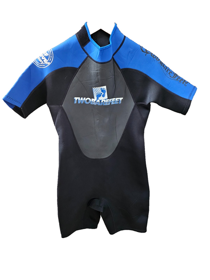 Bare Feet XL Age 12/13 Yrs 2.5MM Shorty wetsuit Surf Swim Paddle Holiday KW166