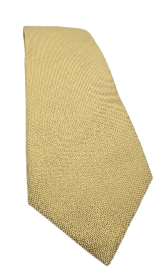 T.M Lewin Plain Yellow Mens Silk Tie Wedding Formal Neck Tie BX16
