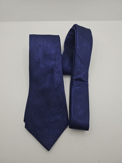 Hawes & Curtis Navy Blue Jacquard Mens Silk Tie Wedding Formal Neck Tie BX18