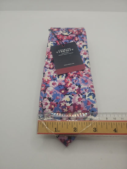 Charles Tyrwhitt Floral NWT Mens Silk Tie Wedding Formal Neck Tie BX17
