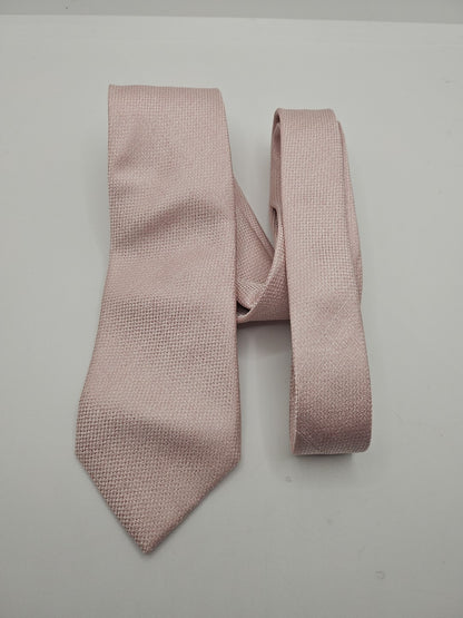Reiss Pink Woven pattern Mens Silk Tie Wedding Formal Neck Tie BX11
