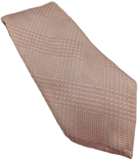 T.M. Lewin Silk Tie Mens Pink Designer Wedding Business Vintage Neck Tie BX23