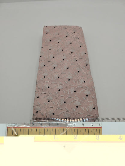 Paul Smith Pink/Silver Floral Mens Silk Tie Wedding Formal Neck Tie BX17